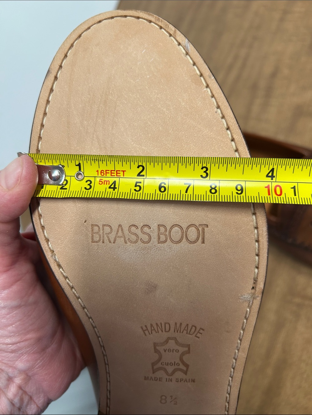 Brass Boot Handmade Leather Tassel Loafers Brown Men's 8.5 M Shoes Academia
O - Picture 16 of 17